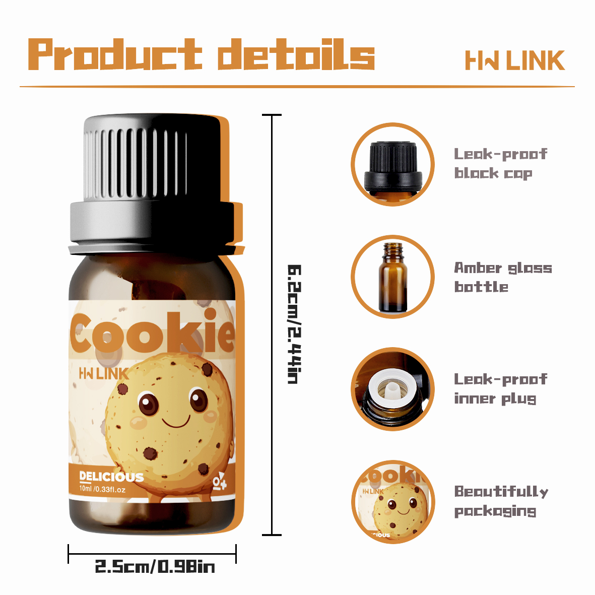 10ml Cookie Fragrance Oils For - огляд і ціна Silk Candle