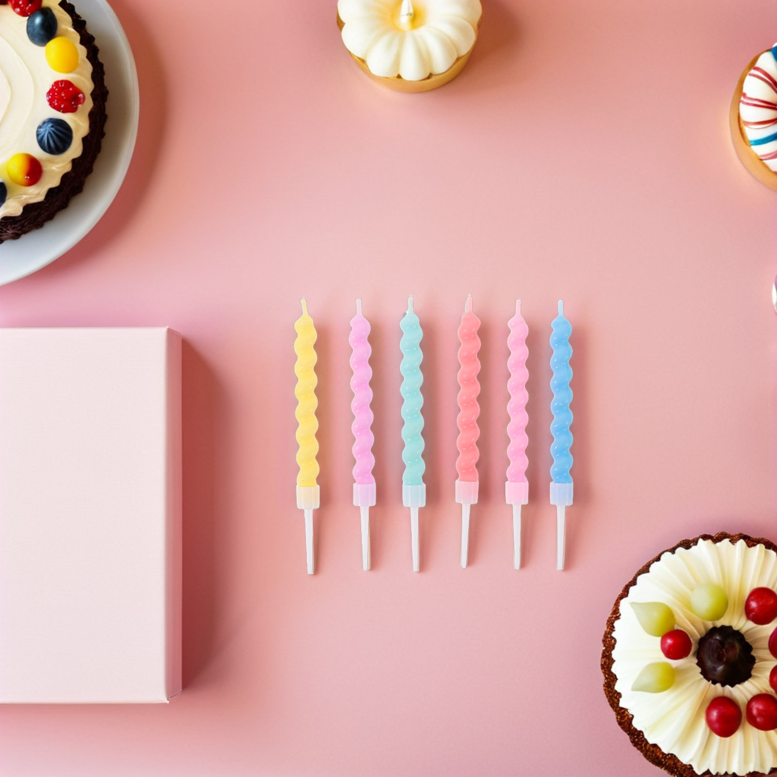 13Pcs Spiral Melting Birthday  - огляд і ціна Paraffin Wax