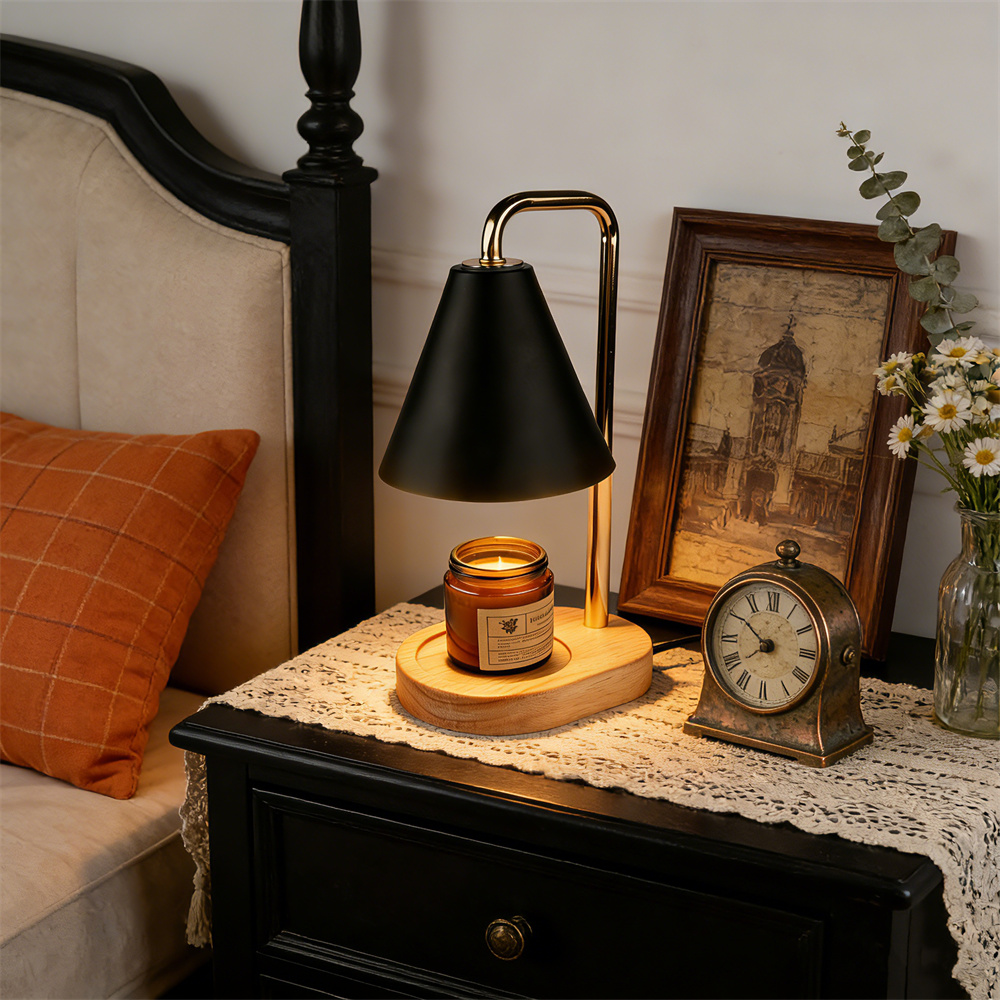 Black Candle Warmer Lamp with  - огляд і ціна Silk Candle