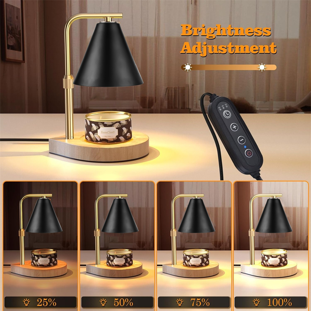 Black Candle Warmer Lamp with  - огляд і ціна Silk Candle