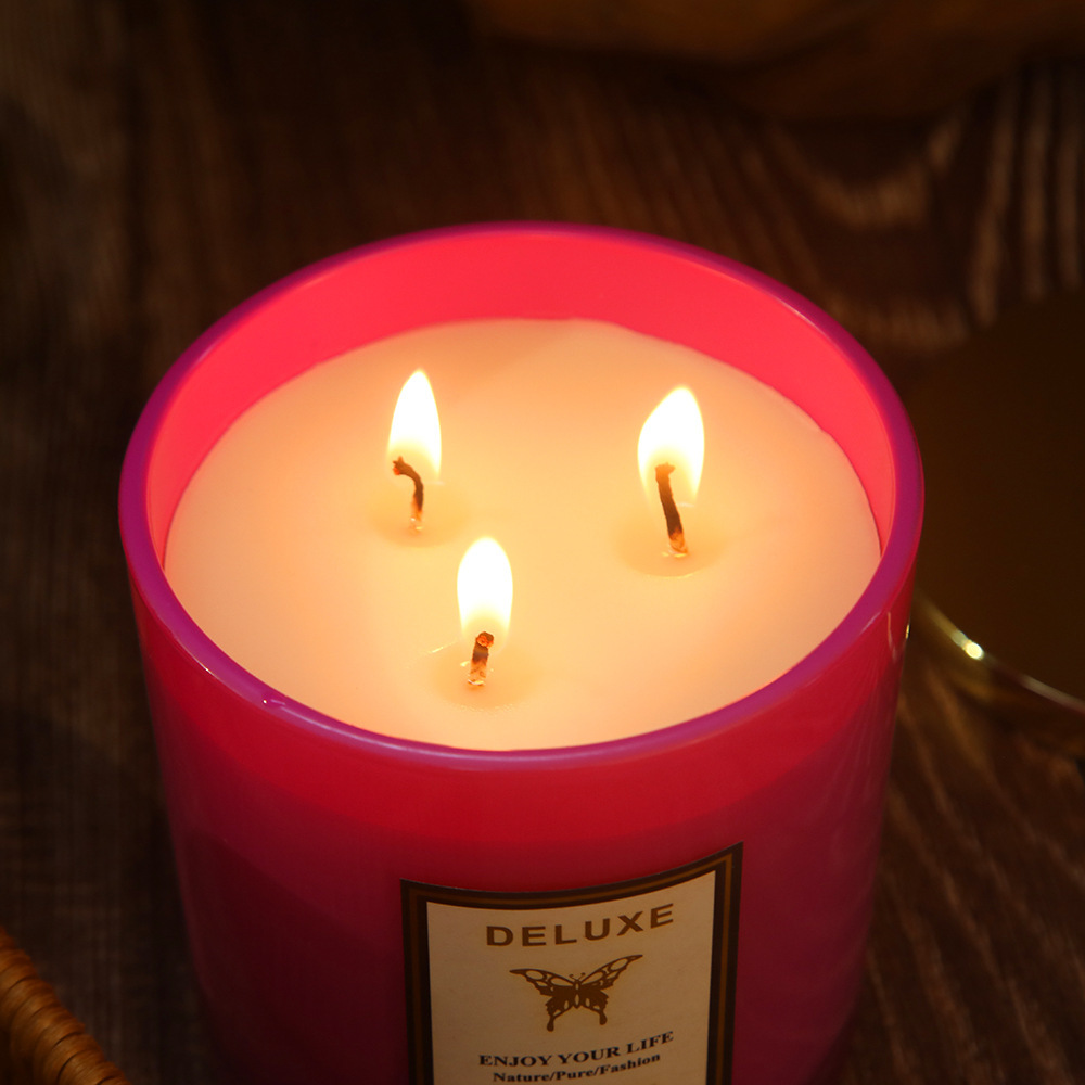 400G gold cover glass scented  - огляд і ціна Candle Fragrance