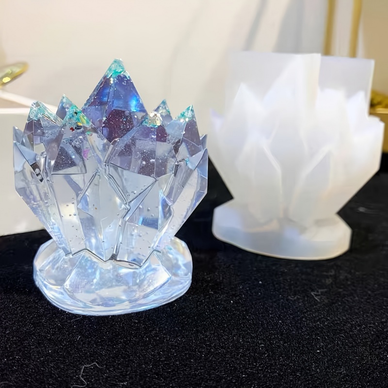 1pcCrystal Cluster Decorative  - огляд і ціна Candle Molds