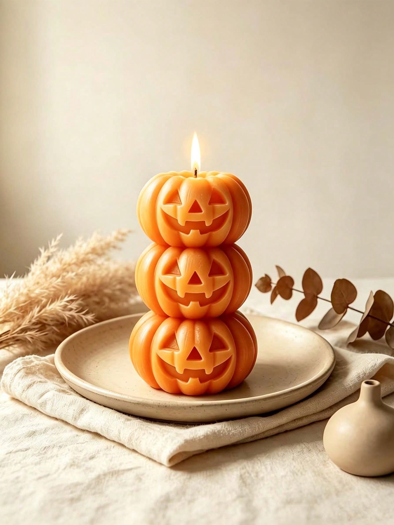 1pc Halloween 3-Layer Pumpkin  - огляд і ціна Candle Fragrance