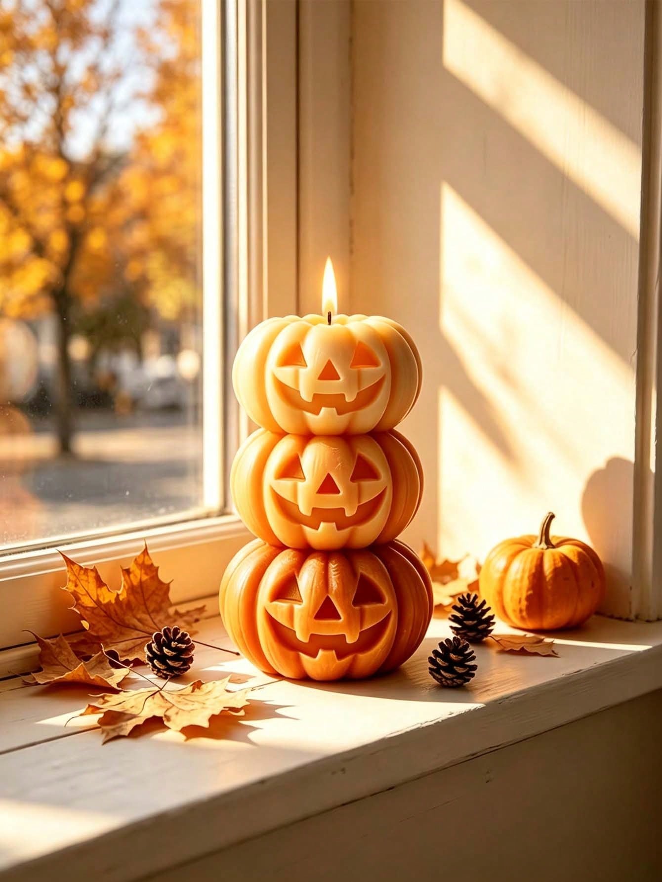 1pc Halloween 3-Layer Pumpkin  - огляд і ціна Candle Fragrance